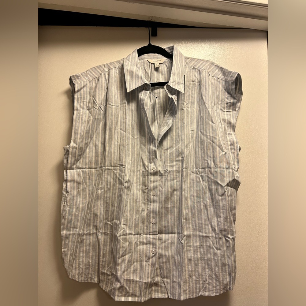 Banana Republic Striped Button-Up Shirt - NWT!